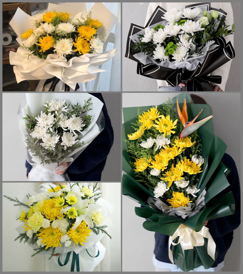 安徽安庆市岳西县菖蒲镇港河村白事花束代送